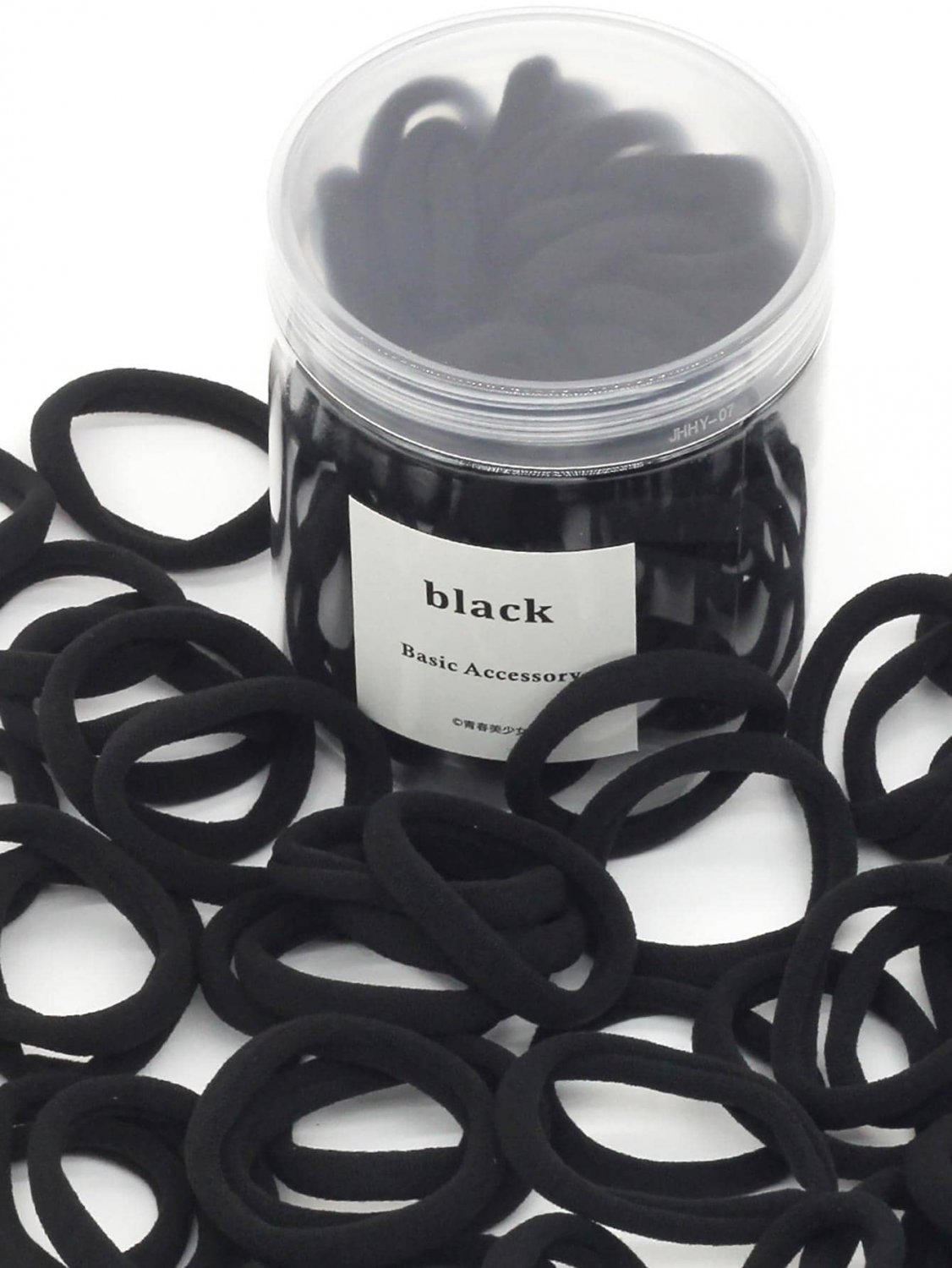 50pcs/Can Girls' Basic High Elasticity Hair Ties For Ponytail, Hairstyle