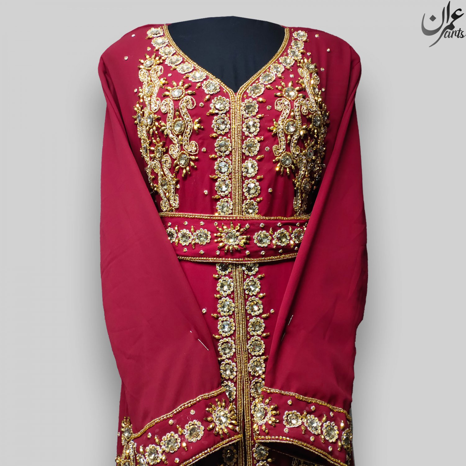 Imran Arts - D09 Arabic Farasha Traditional Dress Modern Abaya Moroccan Kaftan Bridesmaid Gown