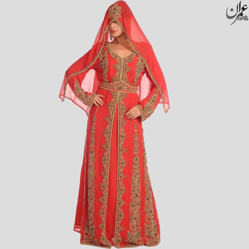 Imran Arts - D18 Arabic Farasha Traditional Dress Modern Abaya Moroccan Kaftan Bridesmaid Gown
