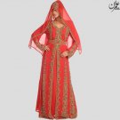 Imran Arts - D18 Arabic Farasha Traditional Dress Modern Abaya Moroccan Kaftan Bridesmaid Gown