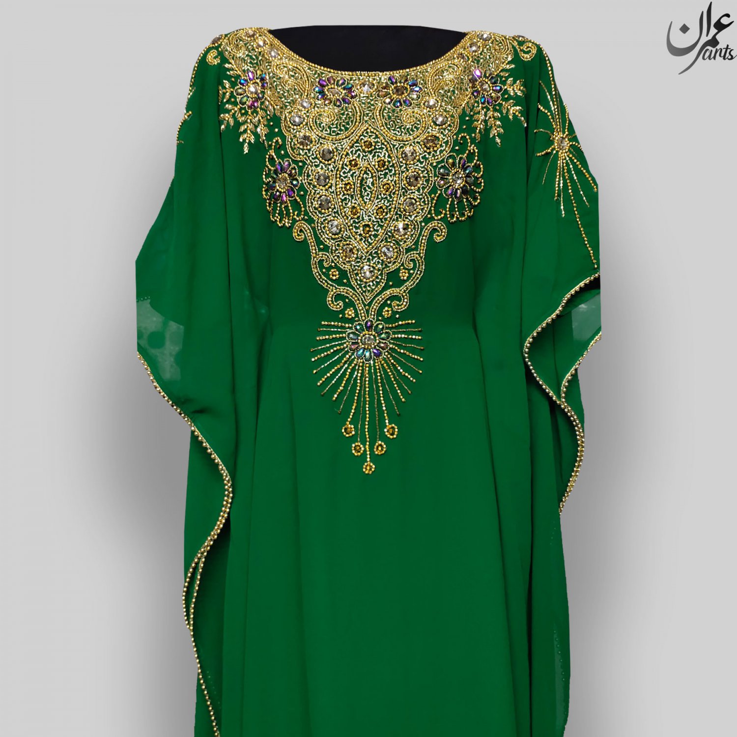 Imran Arts - D19 Arabic Farasha Traditional Dress Modern Abaya Moroccan Kaftan Bridesmaid Gown