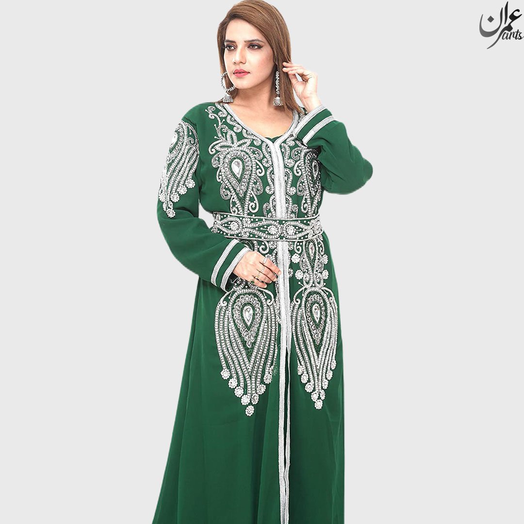 Imran Arts - D40 Royal Traditional Dress Arabic Farasha Modern Abaya Moroccan Caftan Bridesmaid Gown