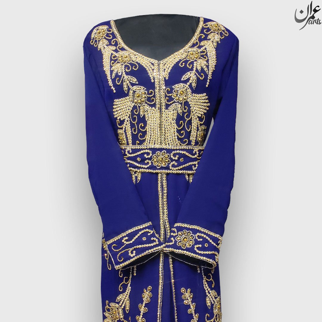 Imran Arts - D65 Royal Traditional Dress Arabic Farasha Modern Abaya Ethnic Wear Bridesmaid Gown