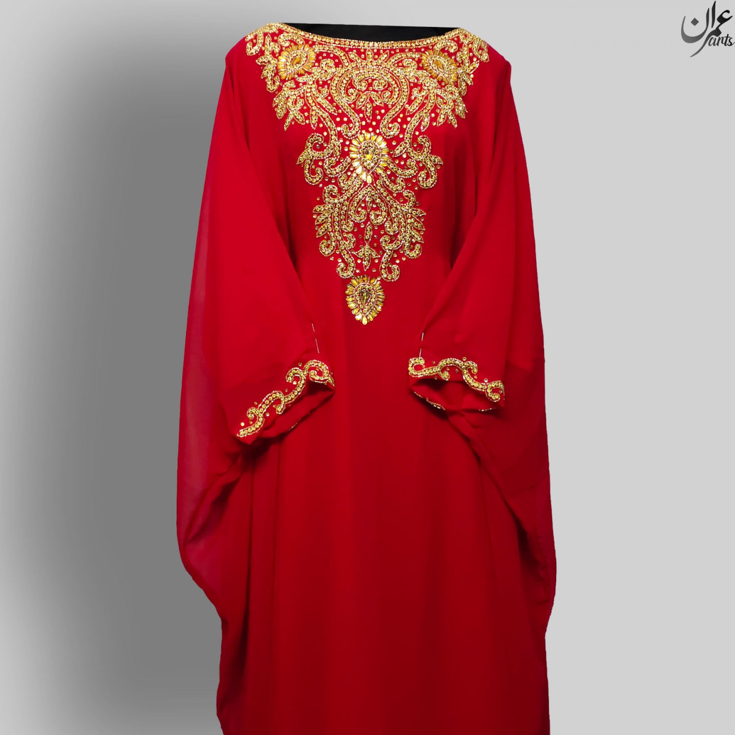 Imran Arts - D75 Royal Traditional Dress Arabic Farasha Modern Abaya Ethnic Wear Bridesmaid Gown