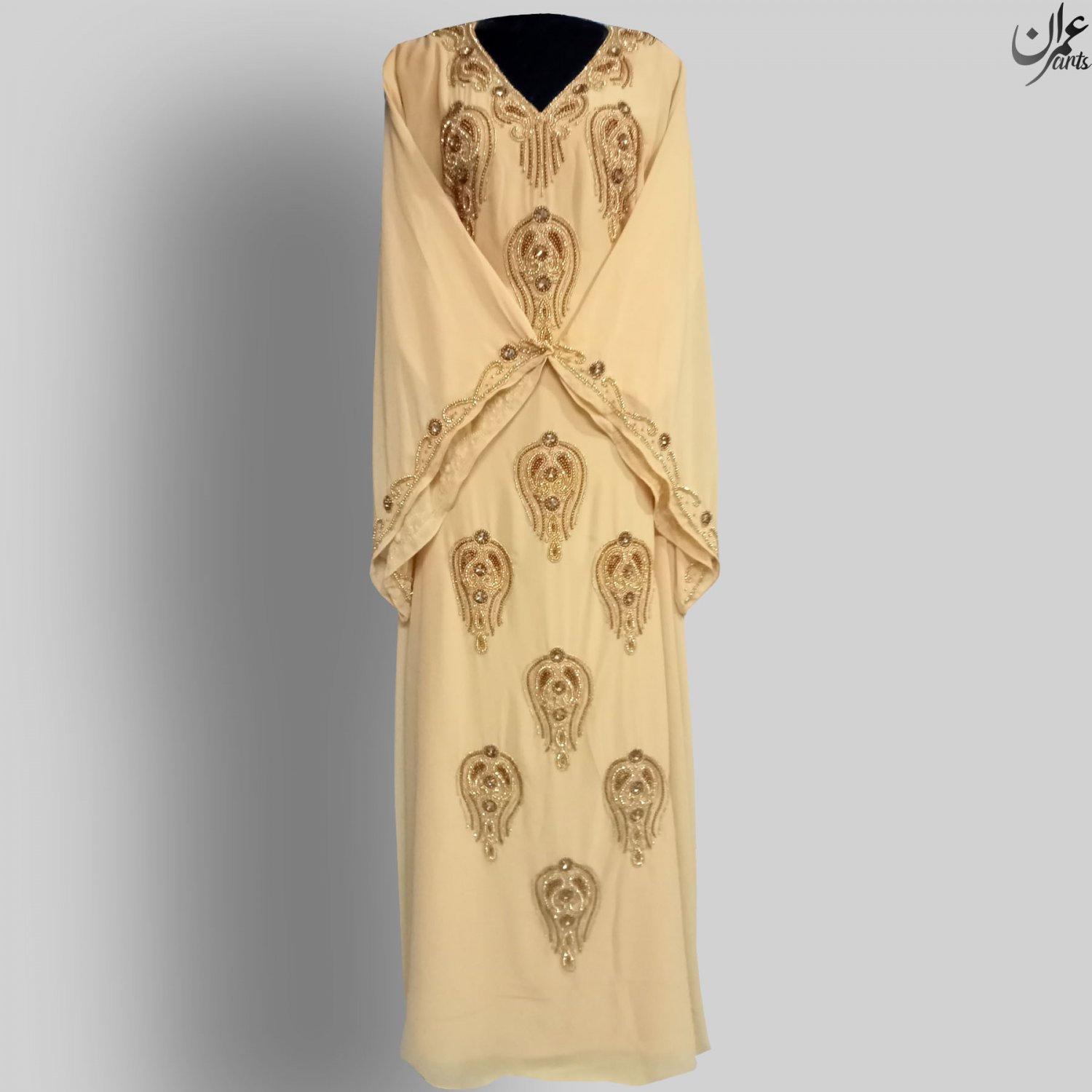 Imran Arts - D90 Royal Traditional Dress Arabic Farasha Modern Abaya Ethnic Wear Bridesmaid Gown
