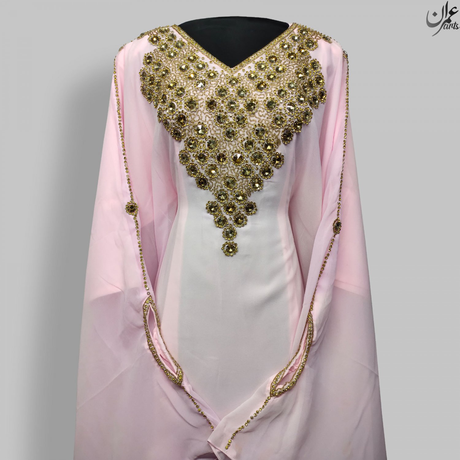 Imran Arts - D93 Royal Traditional Dress Arabic Farasha Modern Abaya Ethnic Wear Bridesmaid Gown