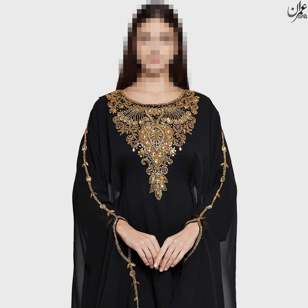 Imran Arts - D107 Royal Traditional Dress Arabic Farasha Modern Abaya Ethnic Wear Bridesmaid Gown