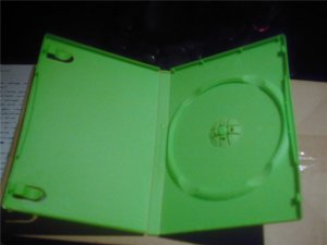 green xbox/360 replacement game cases