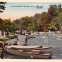 River Scene at Gordon Park in Cleveland Ohio OH Vintage Postcard - 0717