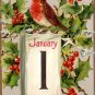 Robin Wishing A Happy New Year, Raphael Tuck & Sons Vintage Postcard - 3283