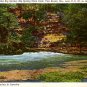 Big Spring State Park at Van Buren Missouri MO, 1931 Curt Teich Linen Postcard - 3644