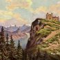 Rigi Kulm Hotel in Switzerland, Vintage Postcard - 3928