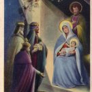 Buon Natale, Christ Nativity Scene with Shepherds Italian Vintage