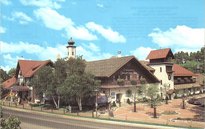 Frankenmuth Bavarian Inn Michigan MI 1987 Chrome Postcard - 4538