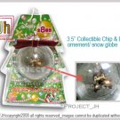 Chip and Dale Christmas ornement/globe Disney Sega Japan