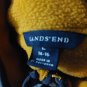 Land's End Yellow and Gray Full Zip Jacket Size L (14-16)