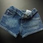 Official Build-A-Bear Workshop Jean Shorts with Laundry Tags and Sequins