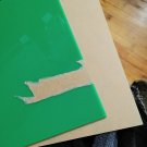 PMMA Acrylic Sheets Colored Non Transparent 6 x 6 Inch Green for Crafts 2pcs