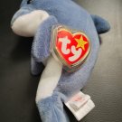 TY BEANIE BABY ECHO THE DOLPHIN MWMT DOB DEC 21 1996 # 4180 1996 TAG PROTECTOR