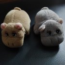 POUND JUNGLE 1997 Hippo mini plush puppies