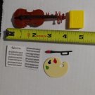 Barbie Art Accessories - Violin and Sheet Music, Art Pallet, Paintbrush & Book