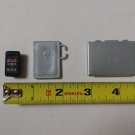 3pcs Doll Notebook Mobile Phone Laptop For Barbie Official Mattel Accessories