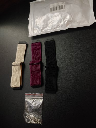 3-Pack of 22 MM Replacement Nylon Strap Smart Watch Band Belt for Men & Women