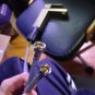 Kes Gold Plated Faucted - Single Hole Modern Vanity Faucet with Stainless Steel