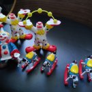 Vintage 1977 Wilton Cake Toppers Juggling Clown Cake Topper Plastic Figure Set