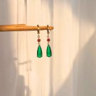 Howls moving castle huggie hoop earrings, anime cosplay earrings art, non-pierced ear clips.