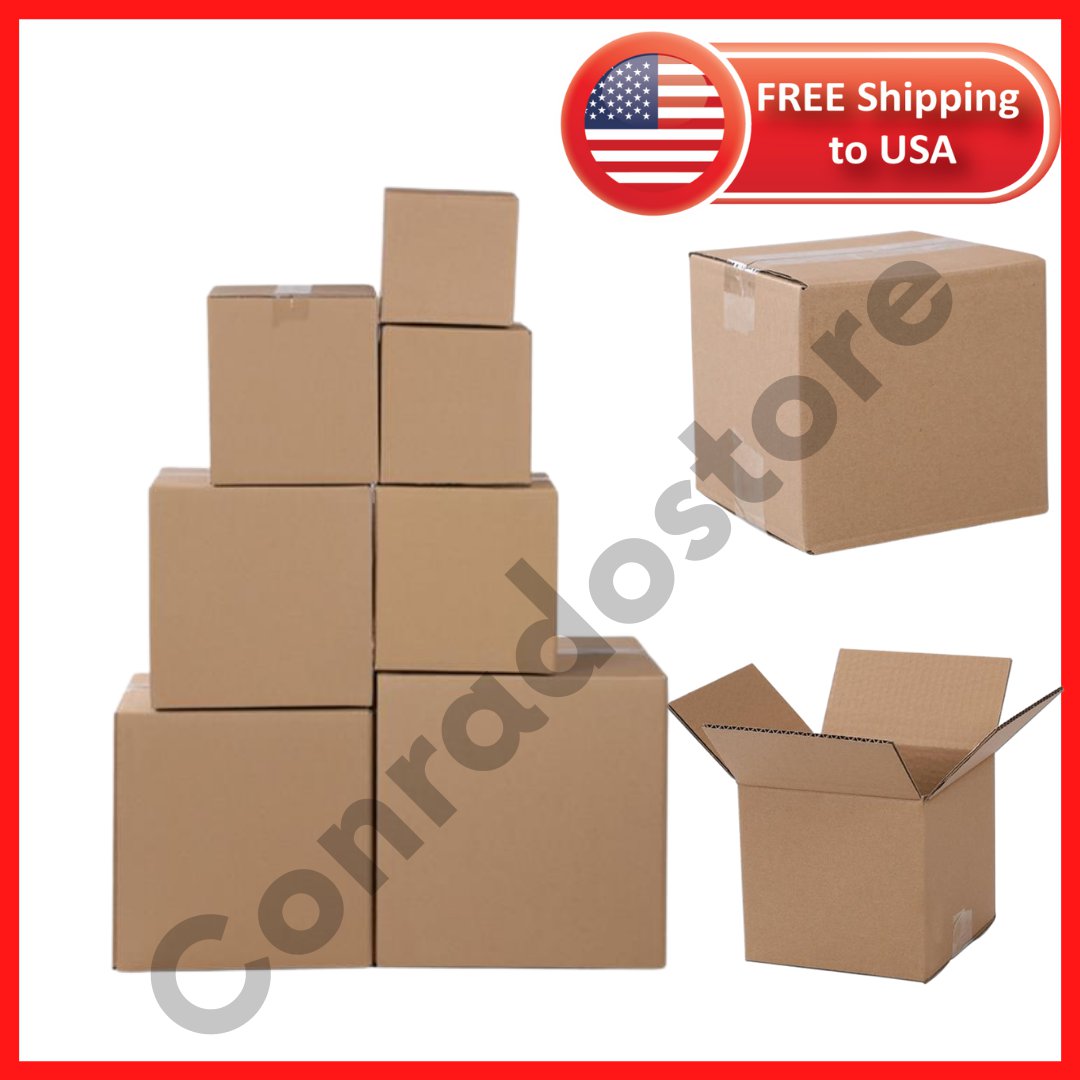 Corrugated Paper Box Boxes Packing Shipping Mailing Cardboard Carton Lightweight