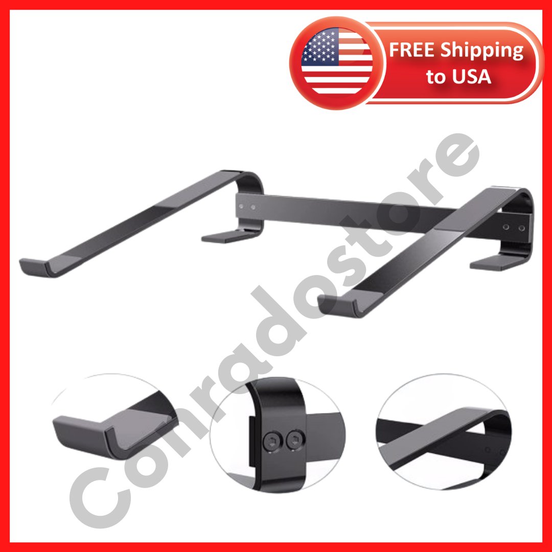 Laptop Stand Portable Adjustable Foldable Holder Desk Aluminum Notebook Table