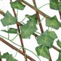 Trellis Artificial Fence Expanding Leaf Garden Wall Flower Wood Telescopic Out