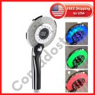 Shower Temperature Head Led Water Control Color Chrome All Changing Bathroom