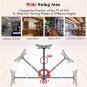 Tv Wall Bracket Adjustable Mount Stand Rotatable Level Spirit Holder Stable Home