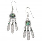 Dream catcher drop earrings