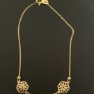 18K Japan Gold Bracelet Flower Bead Charm 7 inches plus one inch Extension 1.53g 18K Japan Gold Bracelet Flower Bead Charm 7 inches plus one inch Extension 1.53g