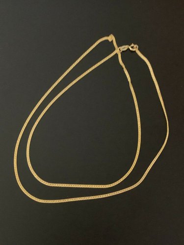 Top Real 18k Saudi gold Necklace