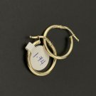 18k Saudi Gold Small Hoops Loops Earrings 1.74 grams 18k Saudi Gold Small Hoops Loops Earrings 1.74 grams