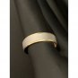 18K Saudi Gold Ring Wedding Band Two Tone S6.5 Fine Jewelry 2.62 g White Yellow