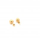 18K Saudi Gold Earrings Stud Ball Polished Fine Jewelry 1.33 grams 18K Saudi Gold Earrings Stud Ball Polished Fine Jewelry 1.33 grams