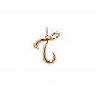 18K Saudi Gold Pendant Letter T Initial Fine Jewelry 1.29 grams 18K Saudi Gold Pendant Letter T Initial Fine Jewelry 1.29 grams