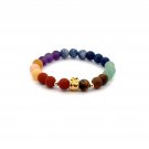 18K Gold Money Bag Lucky Charm Beads Bracelet Gemstones Matte Chakra 6mm 18K Gold Money Bag Lucky Charm Beads Bracelet Gemstones Matte Chakra 6mm