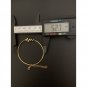 18K Saudi Gold Bracelet Bangle Heart Beat Small XS Fine Jewelry 4.08 grams