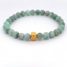24K Gold Money Bag Lucky Charm Bracelet Gemstones Colombia Emerald Mint Green 24K Gold Money Bag Lucky Charm Bracelet Gemstones Colombia Emerald Mint Green