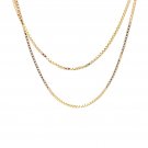 18K Saudi Gold Necklace Chain Box 20 inches Women Thin Fine Jewelry 3.23 grams 18K Saudi Gold Necklace Chain Box 20 inches Women Thin Fine Jewelry 3.23 grams