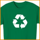 RECYCLE SYMBOL  T-Shirt  GREEN EARTH ENVIRONMENT S, M, L, XL