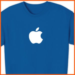 apple logo t shirts