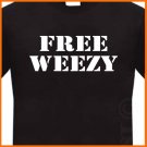FREE WEEZY LIL WAYNE T-Shirt  Rap Hip Hop tee S -2XL
