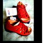 New Women's Very Comfortable Propet Red Suede Ghillie Walker Sandals
